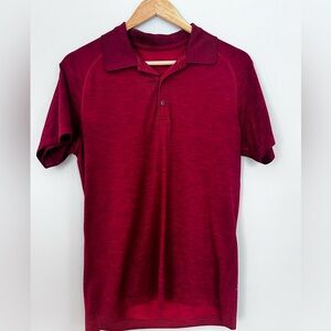 Lululemon men’s Metal vent tech polo bold red / deep rouge Medium